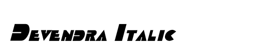Devendra Italic