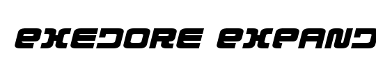 Exedore Expanded Italic