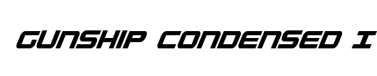 Gunship Condensed Ital