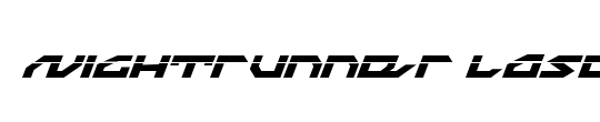 Nightrunner Laser Italic