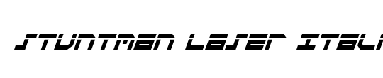 Stuntman Laser Italic