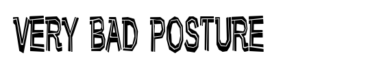 Very bad posture