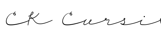 CK Cursive