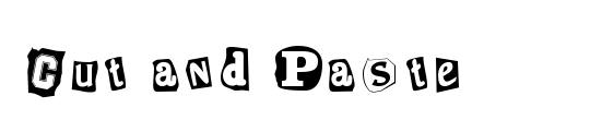 Cut and Paste