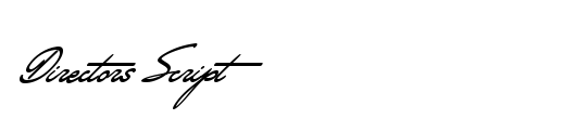Directors Script