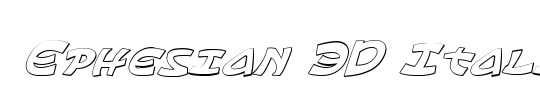 Ephesian 3D Italic