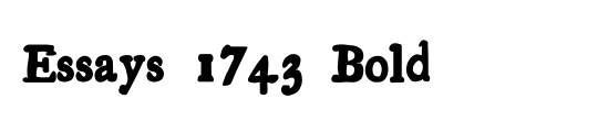 Essays1743