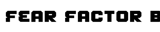 Fear Factor Black