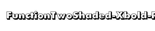 FunctionTwoShaded-Xbold