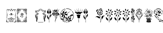 GE Floral Stencils