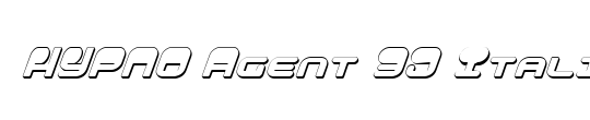 HYPNO Agent 3D Italic