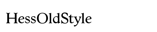 HessOldStyle