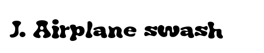 J. Airplane swash