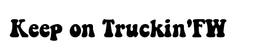 Keep on Truckin'FW