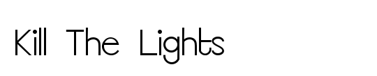 Kill The Lights