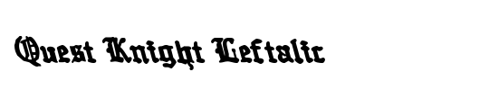 Quest Knight Leftalic