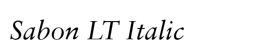 Sabon LT