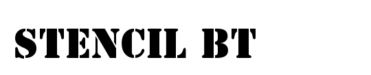 Stencil BT