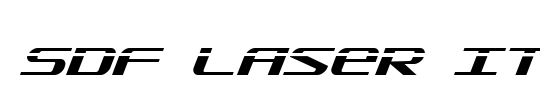 SDF Laser Italic