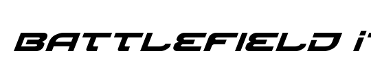 Battlefield Italic