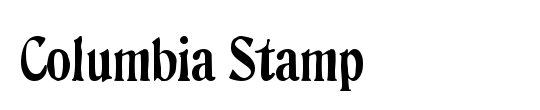 Columbia Stamp