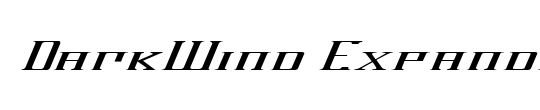 DarkWind Expanded Italic