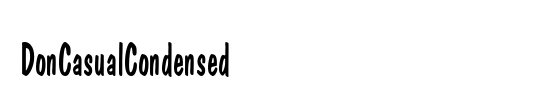 DonCasualCondensed