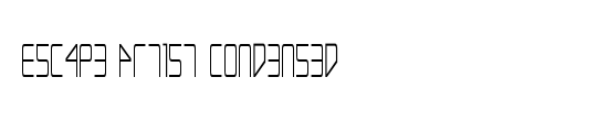Escape Artist Condensed