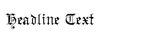 Headline Text