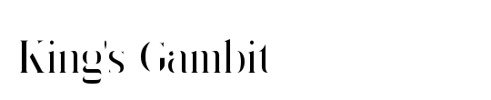 King's Gambit