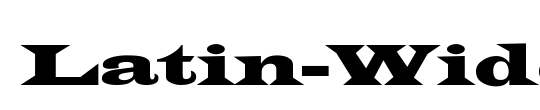 Latin-Wide