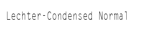 Lechter-Condensed