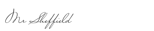 Mr Sheffield