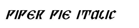 Piper Pie Italic