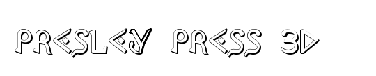 Presley Press 3D