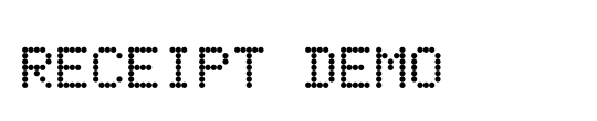 Receipt Demo