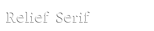 Relief Serif