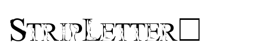 StripLetter1