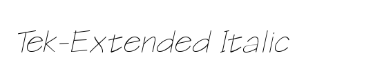 Tek-Extended