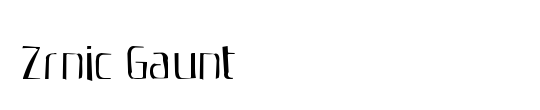Zrnic Gaunt