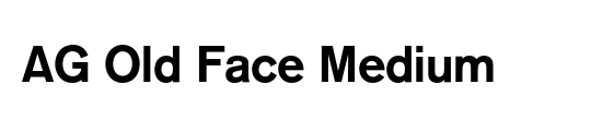 AG Old Face BQ
