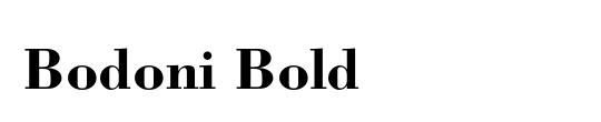 Bodoni