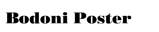 Bodoni