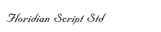 Floridian Script Std