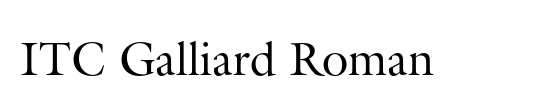 ITC Galliard