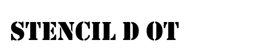 Stencil D OT