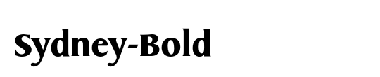 Sydney-Bold