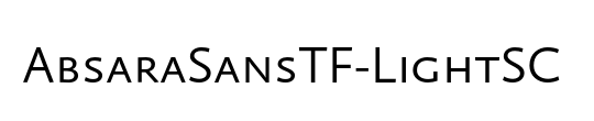 AbsaraSansTF-LightSC