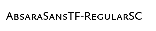 AbsaraSansTF-RegularSC