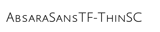 AbsaraSansTF-ThinSC